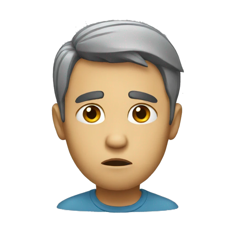 Disappointed emoji