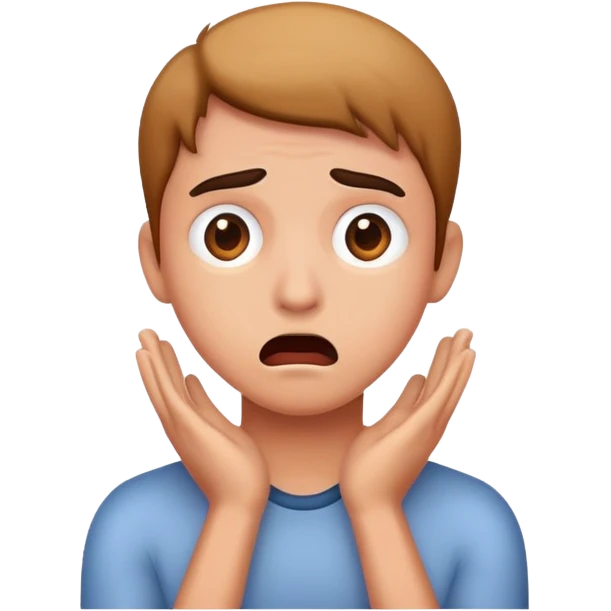 Scared emoji