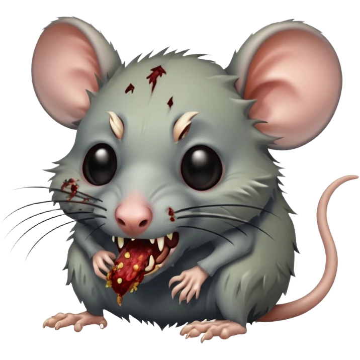 Zombie rat emoji