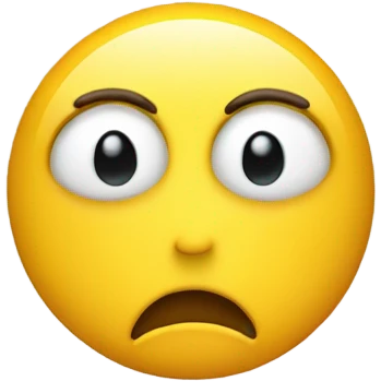 I created a tired yellow emoji emoji
