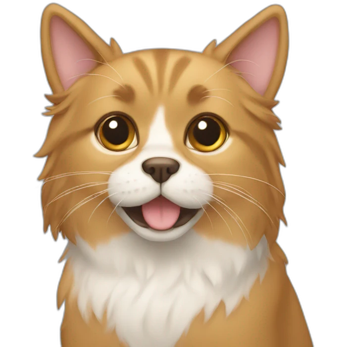 Dog cat emoji