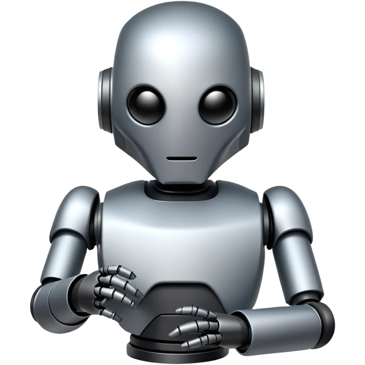 Stealth robot with cloaking panels and low profile emoji