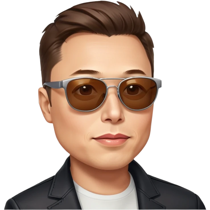 Elon musk wearing sungla  emoji
