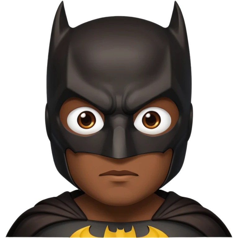  Dark brown Batman emoji