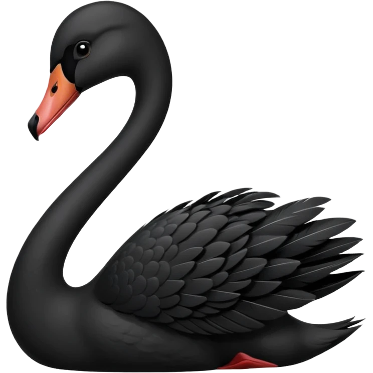 Black swan emoji