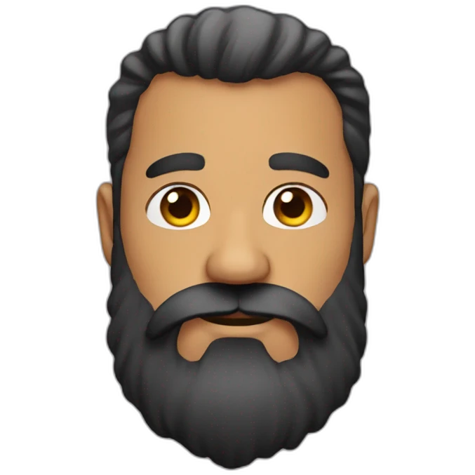 big beard emoji
