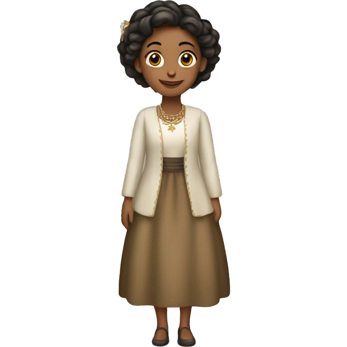 jewish princess with modest dress emoji