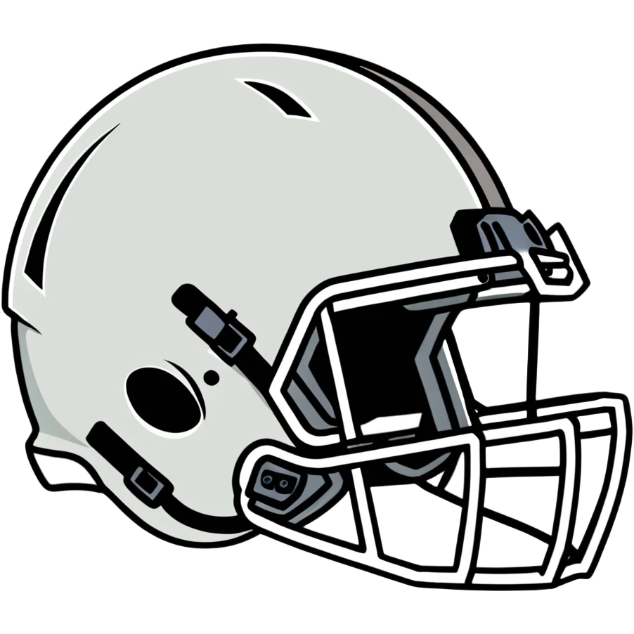 Raider football helmet  emoji