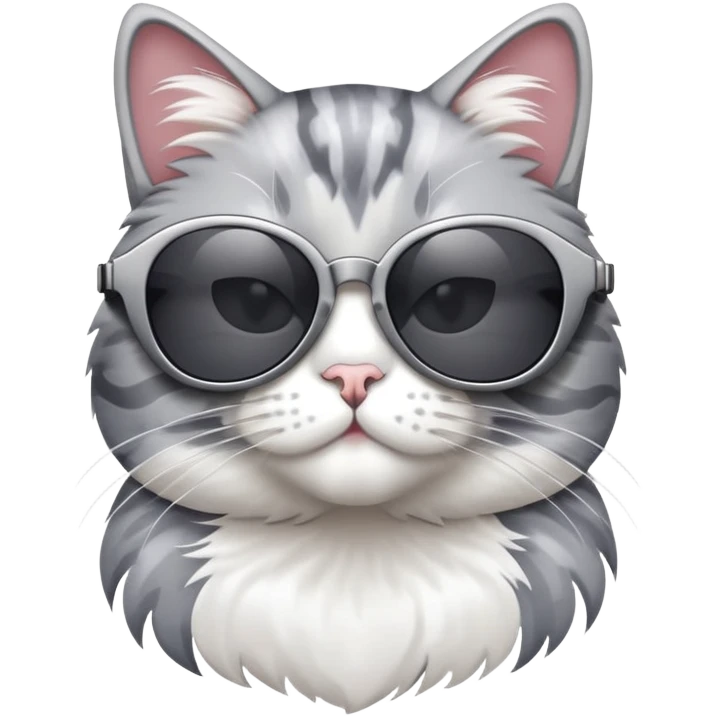 Cat wearing sunglasses emoji