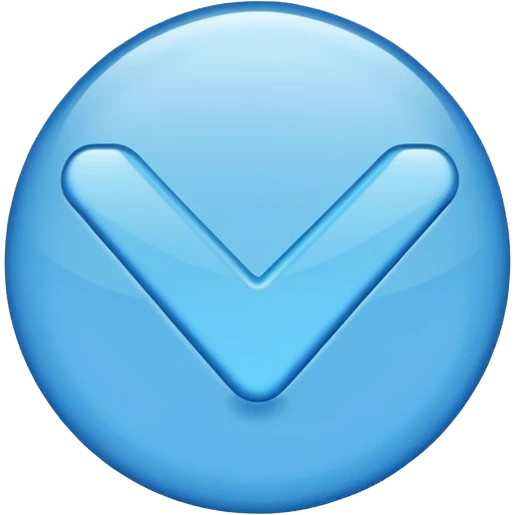 centang biru  emoji