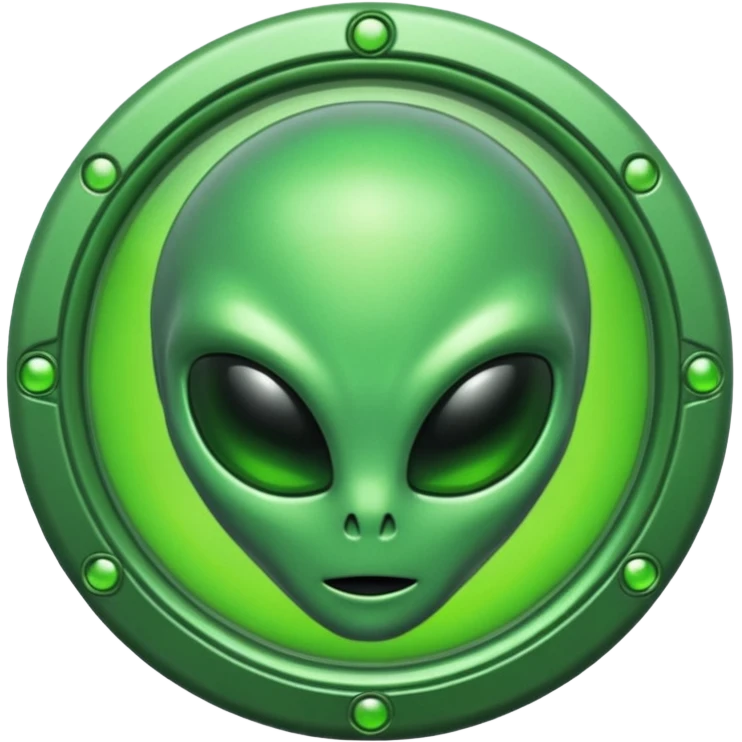 alien badge emoji