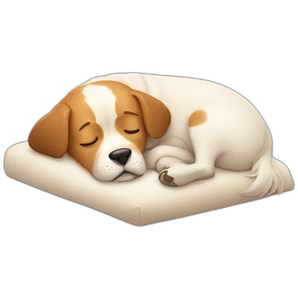 sleepy dog emoji