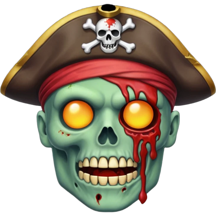 Pirate Zombie  emoji