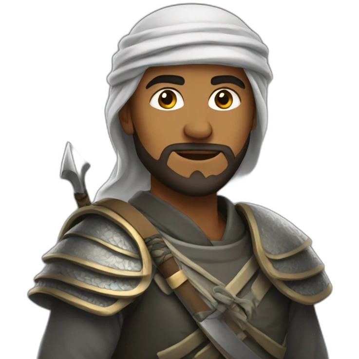Muslim warrior emoji