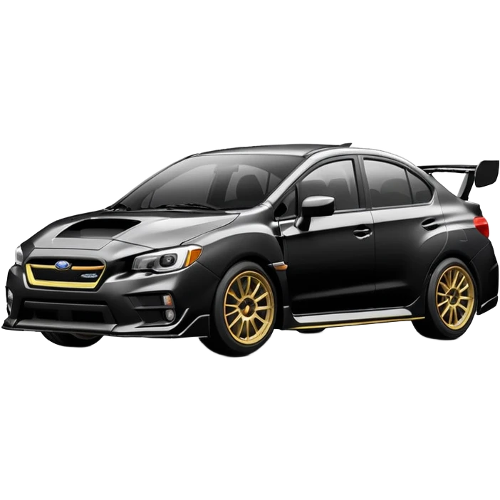 Black subaru wrx sti emoji