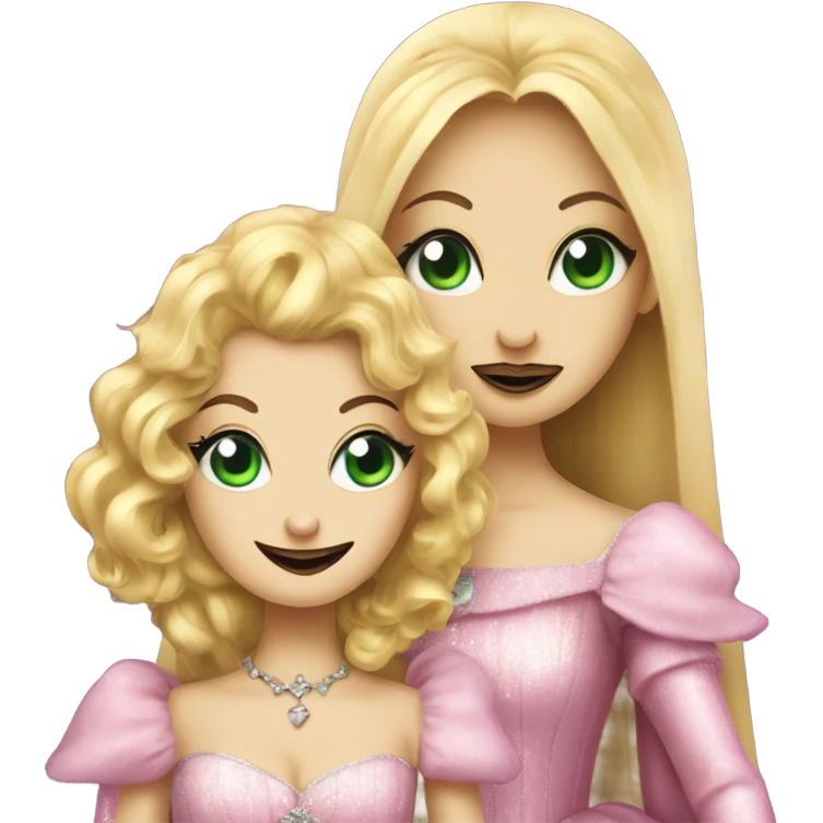 Wicked Glinda and elphba emoji