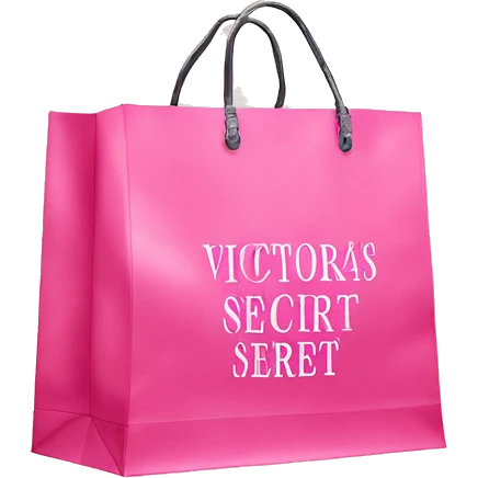 Pink victoria’s secret shopping bags emoji