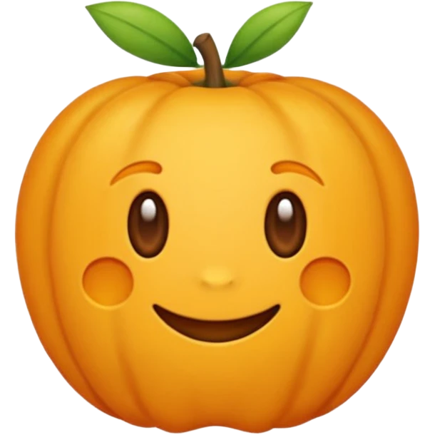 стульчик оранжевый emoji