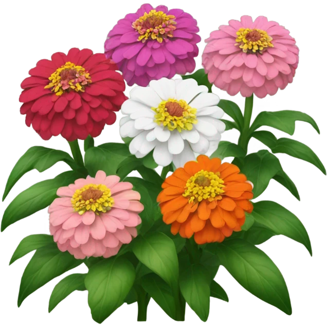 Zinnias plants emoji
