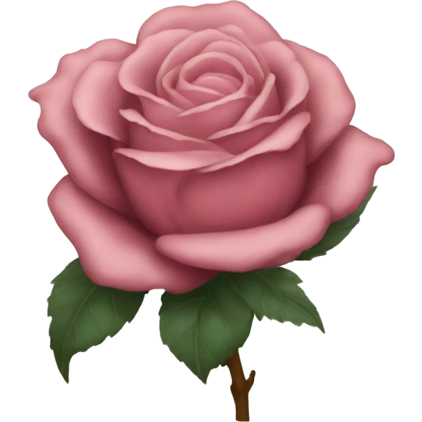 old rose emoji
