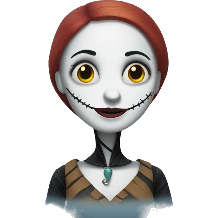 Sally from nightmare before Christmas  emoji