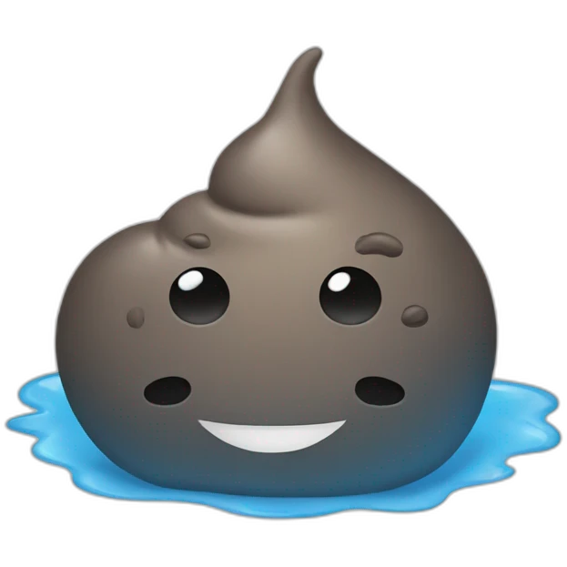 water-poop emoji