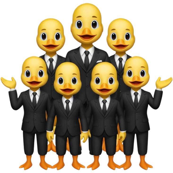 socialite duck men emoji