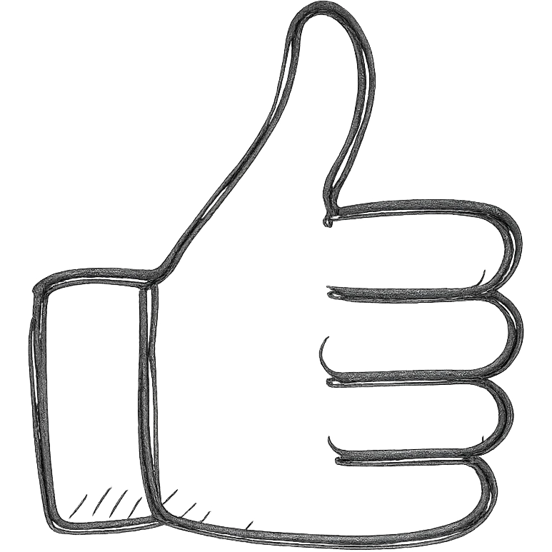 thumbs up hand gesture emoji