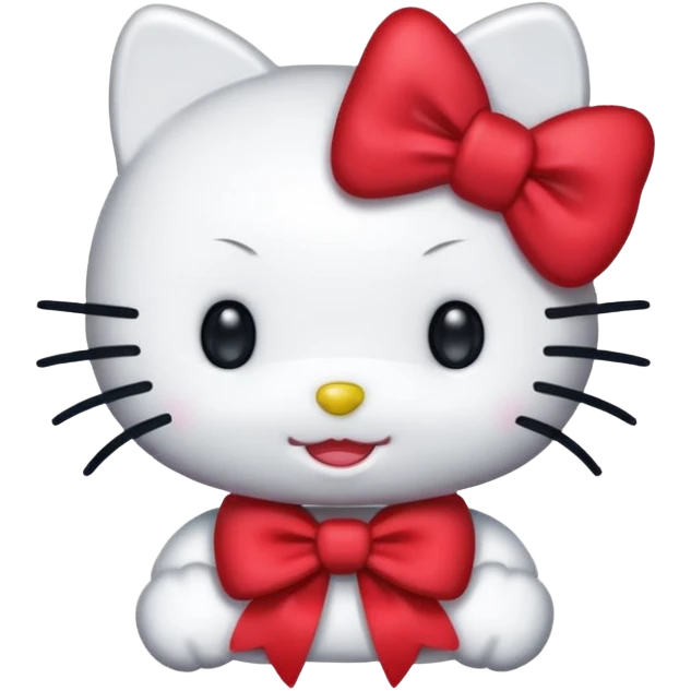Hello kitty waiting emoji