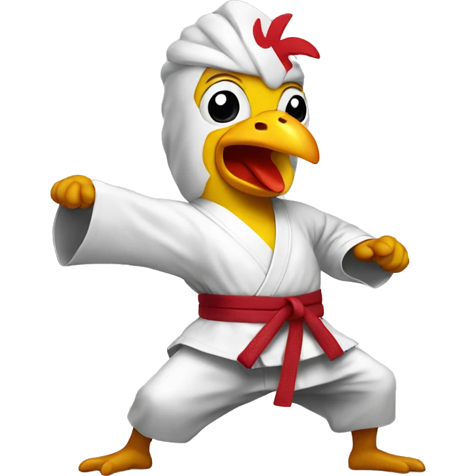 karate chicken emoji