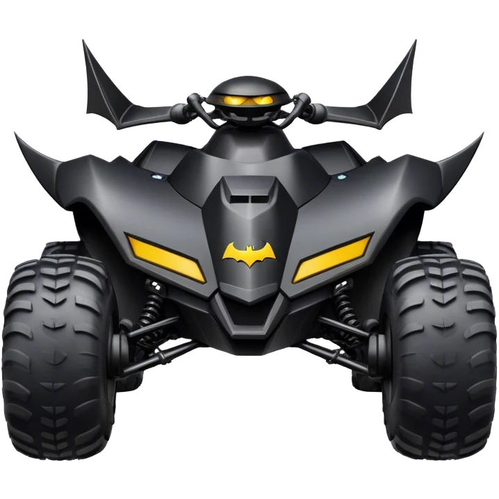 batmobile atv raptor with a smile emoji