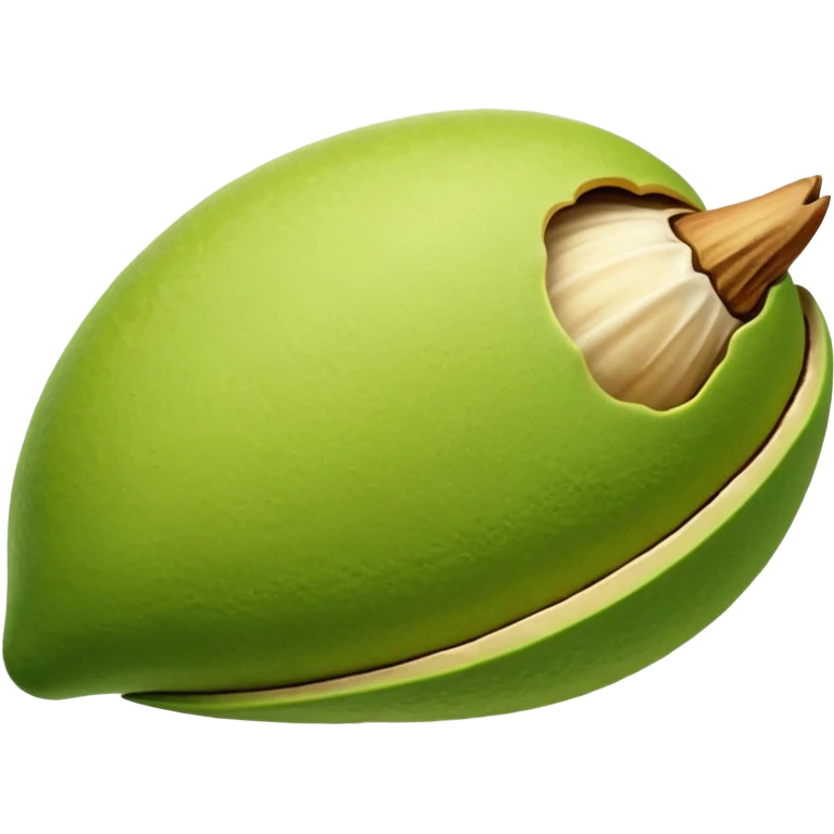 pistachio with shall green nut  emoji
