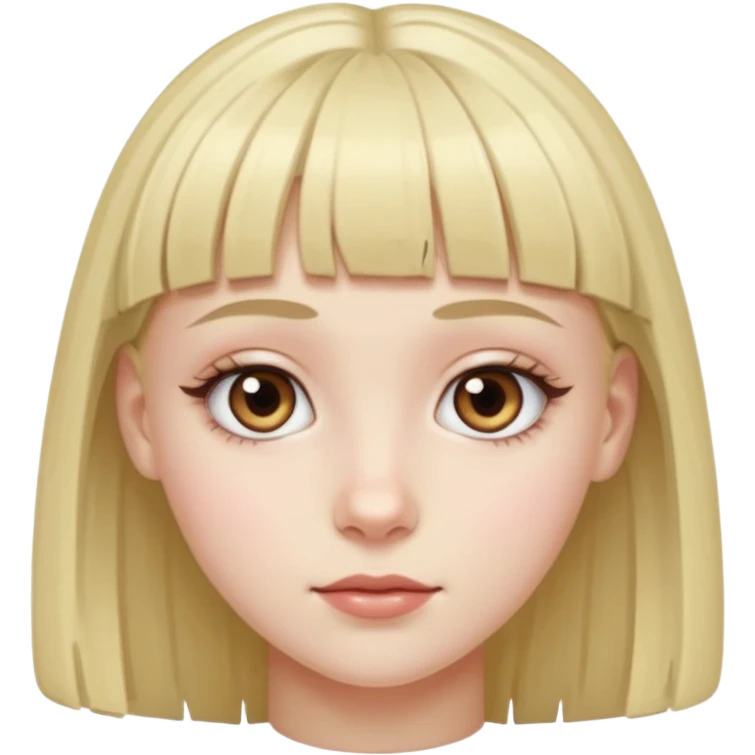 Palegirlwithmicrobangsandhazeleyes emoji