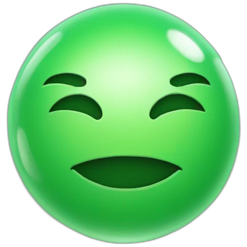 Green orb emoji