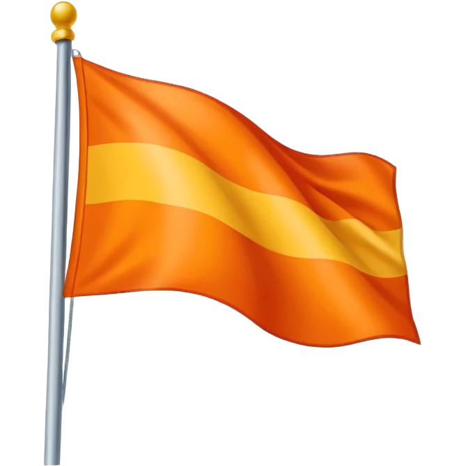 a flag with these colours: 🧡 emoji