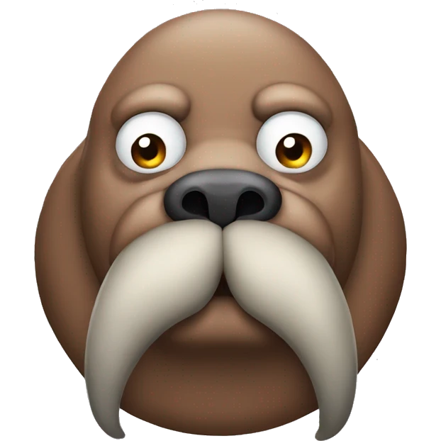 Ugly walrus emoji