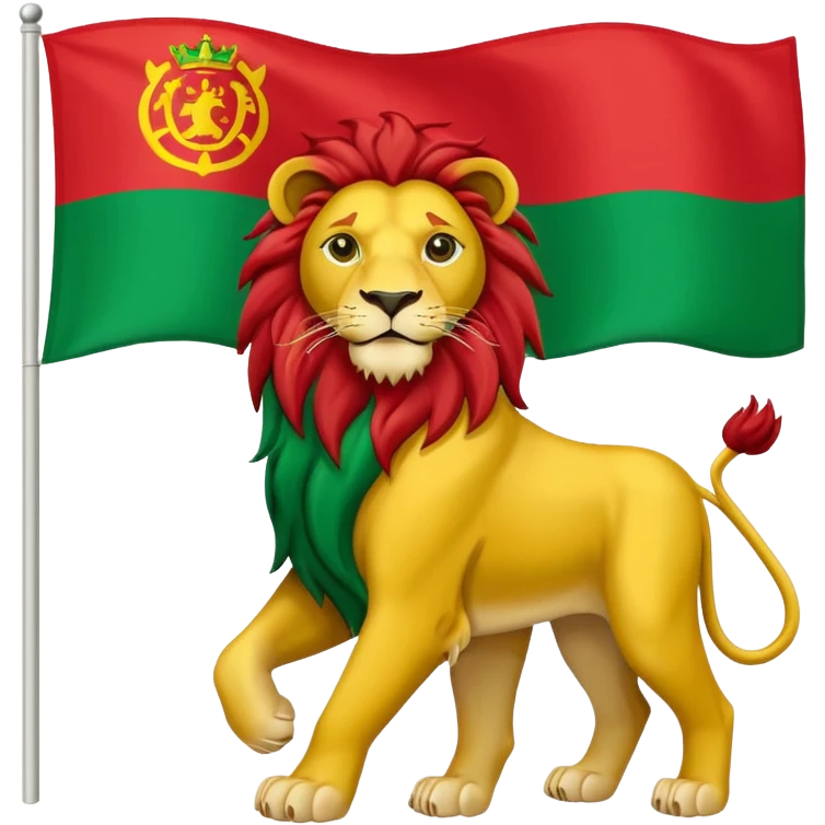 Lion of Judah flag  emoji
