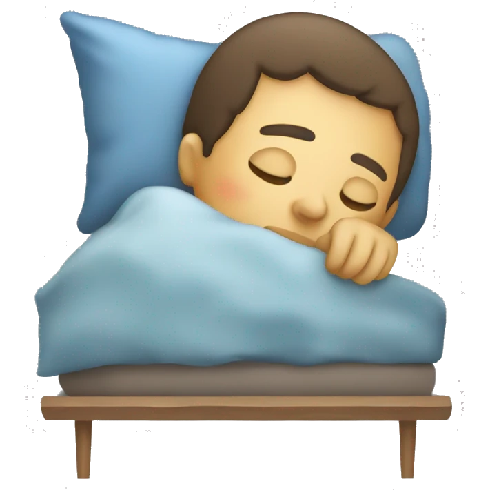 A person who sleeps heavily on right angle side almost  emoji