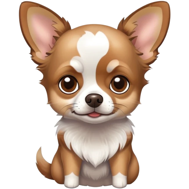 Merle chihuahua  emoji