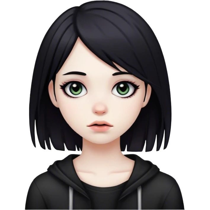Emo girl  emoji