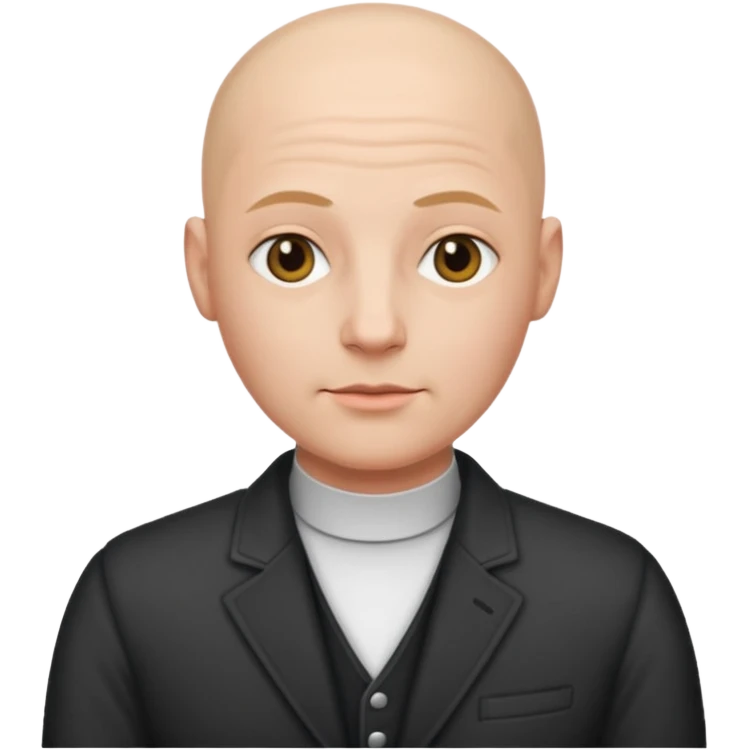 Bald  in nice outfit emoji