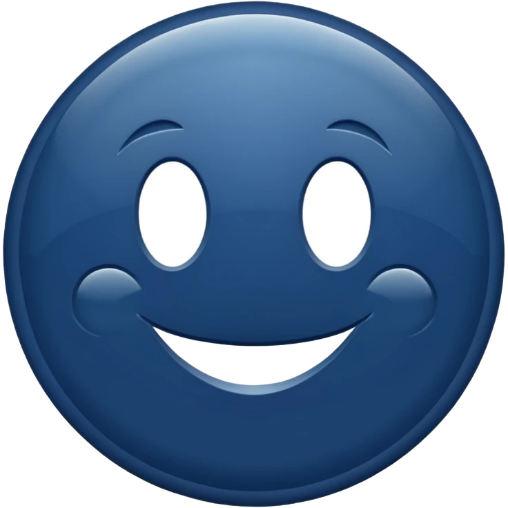 navy blue icon emoji