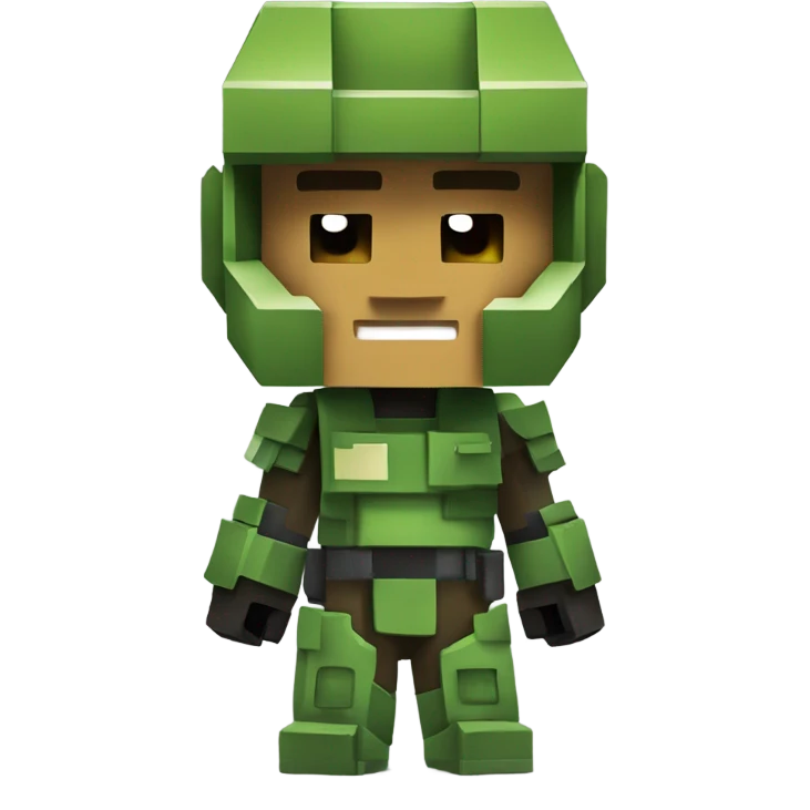 Minecraft master chief emoji