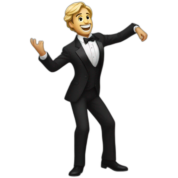 Tony dancing emoji