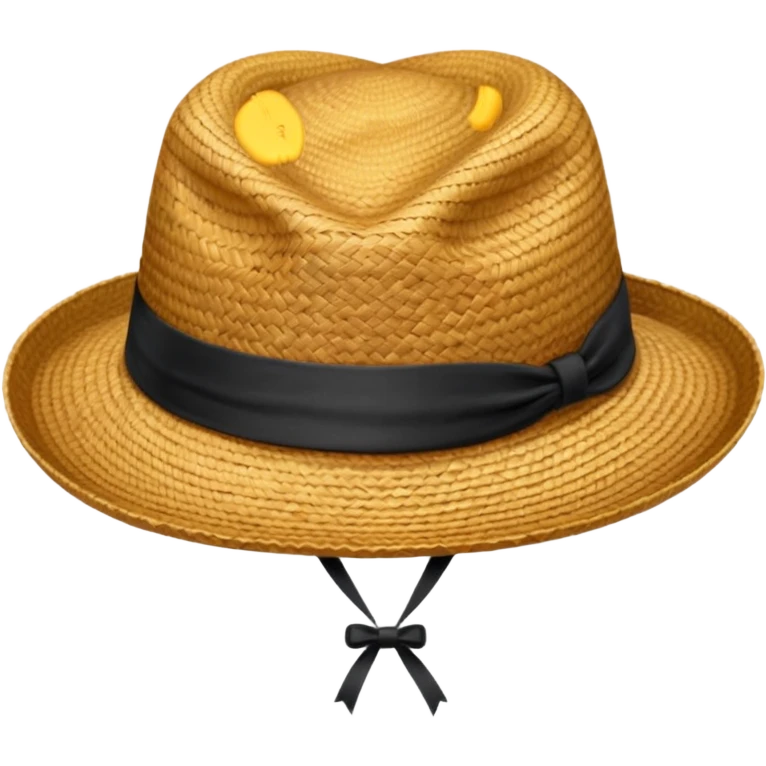 Straw hat emoji