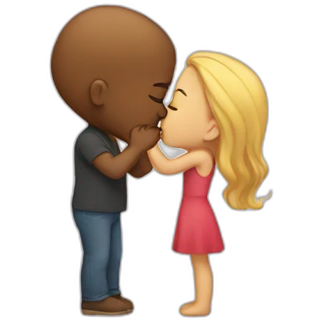 Kissing emoji
