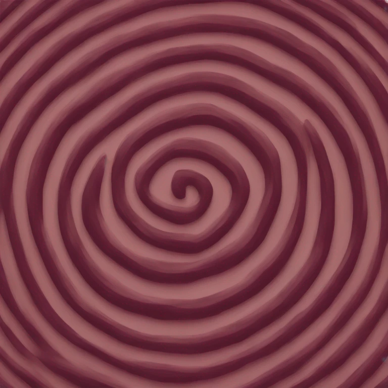 spiral but maroon emoji