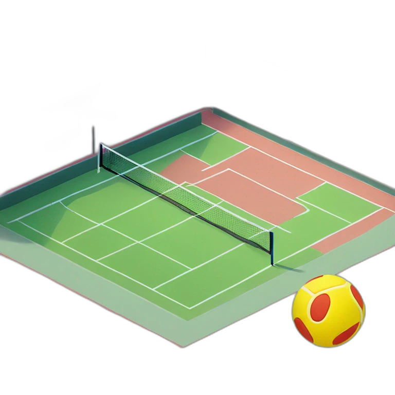 Padel court emoji