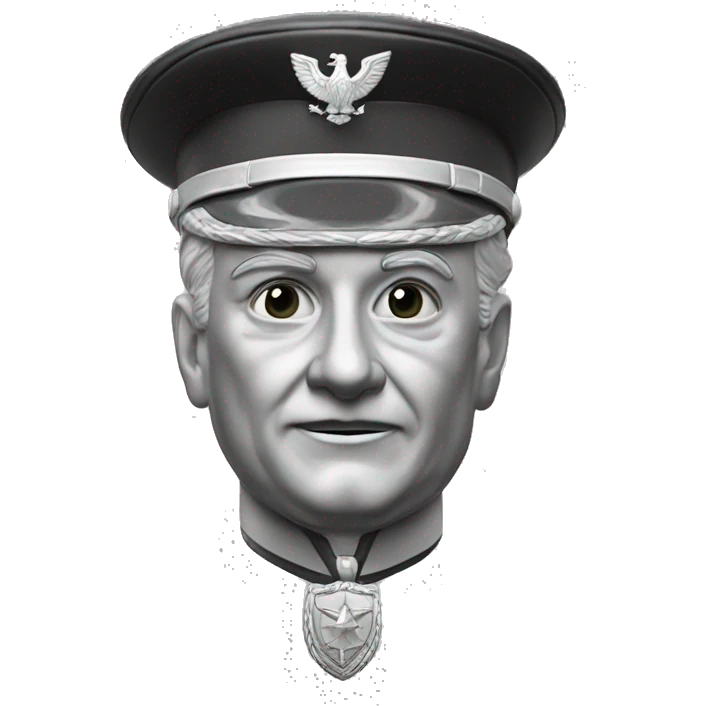 Colonel insignia silver emoji
