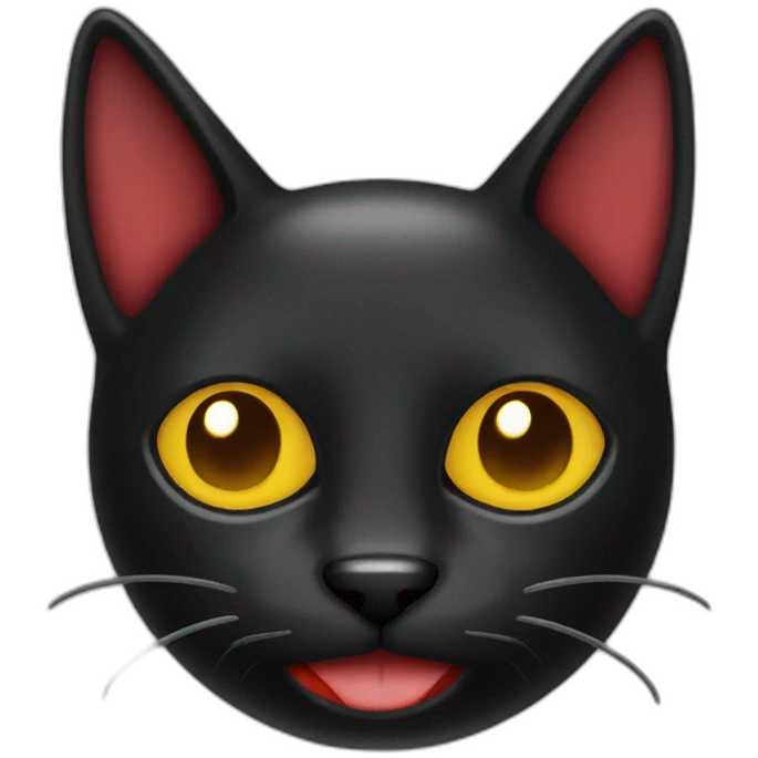 Black Cat chili pepper emoji